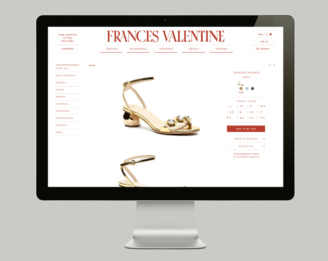 Frances Valentine – Website